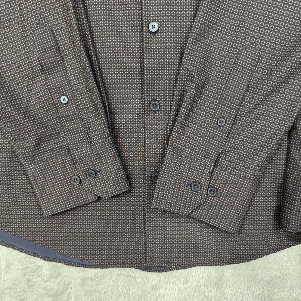 Mizzen & Main Shirt Mens Large Leeward Trim Comfort 4 Way Stretch Performance - Picture 9 of 15